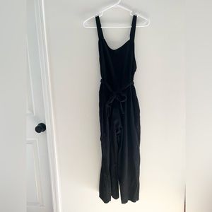 Zara linen jumpsuit with adjustable straps